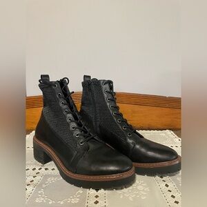 ALEX MARIE black combat style boots-12M New without box